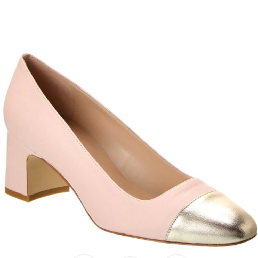 STUART WEITZMAN Milla Leather Pump Shoes PINK SIZE 7